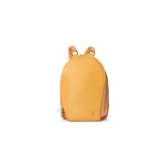 Louis Vuitton Yellow Epi Leather Mabillon Backpack 2lv1106